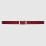 Reversible thin belt with rectangular buckle - Image 4